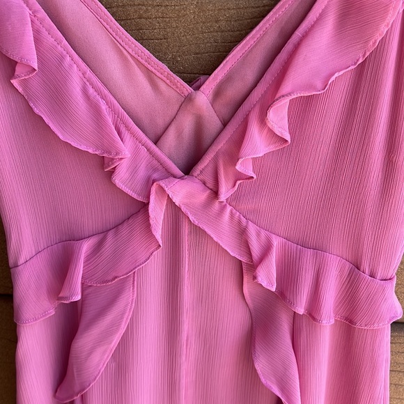 Pink Ruffle Dress Size S - Picture 6 of 8